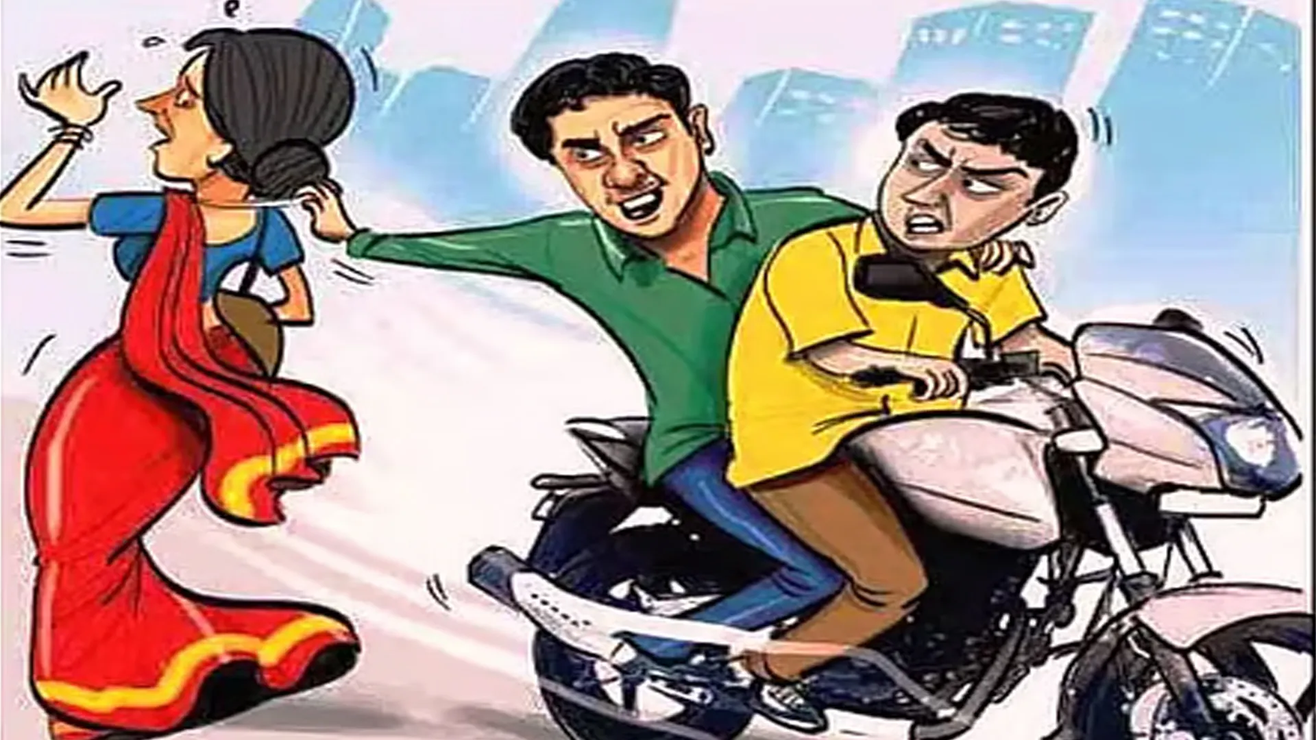 लखीमपुर खीरी: महिला की झुमकी लूट कर भाग निकले बाइक सवार बदमाश