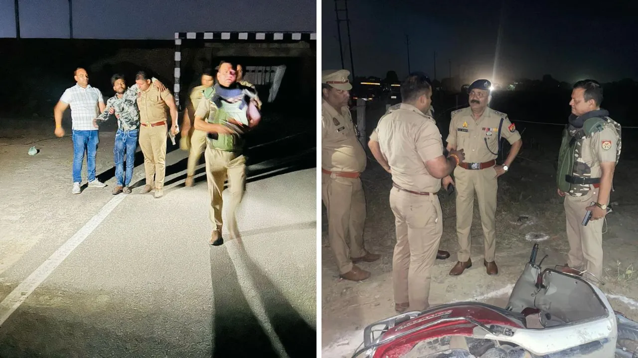 कानपुर की चकेरी पुलिस की गोतस्कर से मुठभेड़...पैर में लगी गोली, गिरफ्तार: पुलिस पर झोंक दिया था फायर