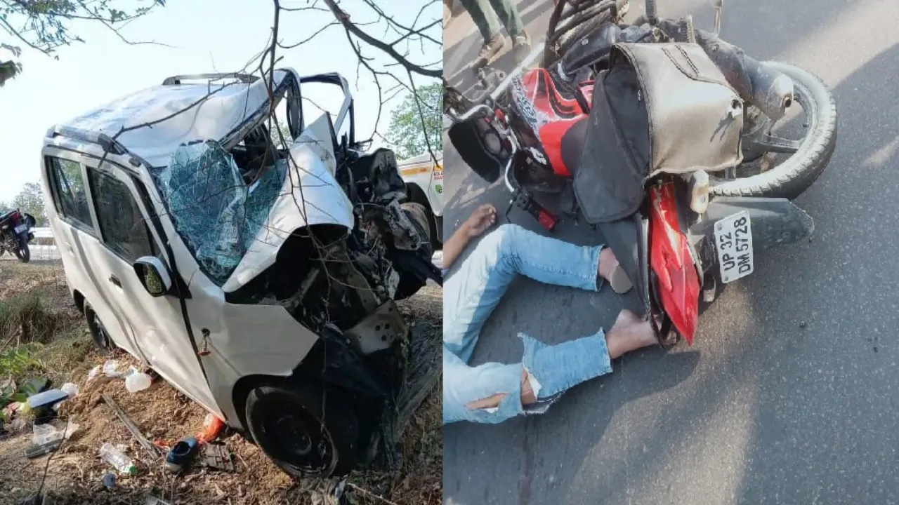 Barabanki News : सड़क हादसों में वृद्धा और सेवानिवृत्त सैन्यकर्मी की मौत, तीन की हालत गंभीर, जिला अस्पताल में भर्ती