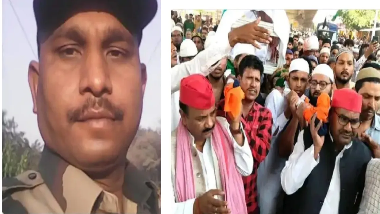 शहीद गुलाम मोहम्मद का अंतिम संस्कार :  नम आंखों से परिजनों, बड़ी संख्या में लोगों ने दी श्रद्धांजलि 