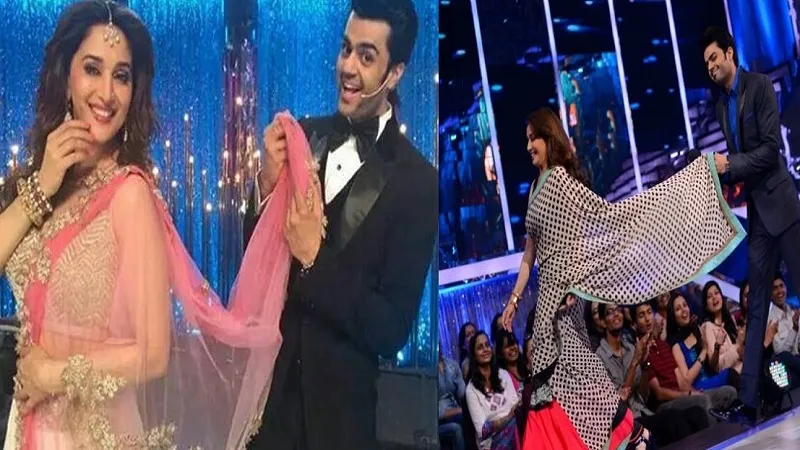स्टेज पर सिर्फ मनीष पॉल को है माधुरी दीक्षित का पल्लू थामने का अधिकार! जानिए दिल को छू लेने वाली कहानी