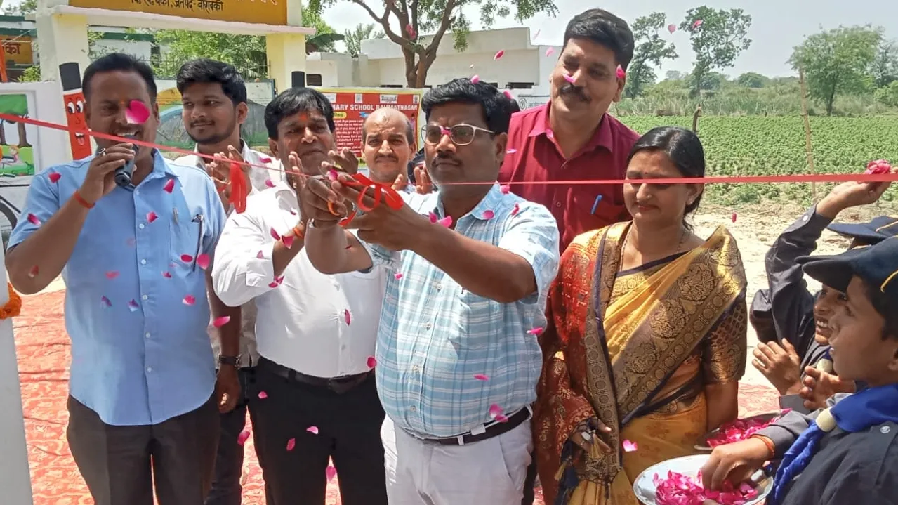 Inauguration of primary school classroom : शिक्षा शेरनी का दूध, जो पियेगा वही दहाड़ेगा