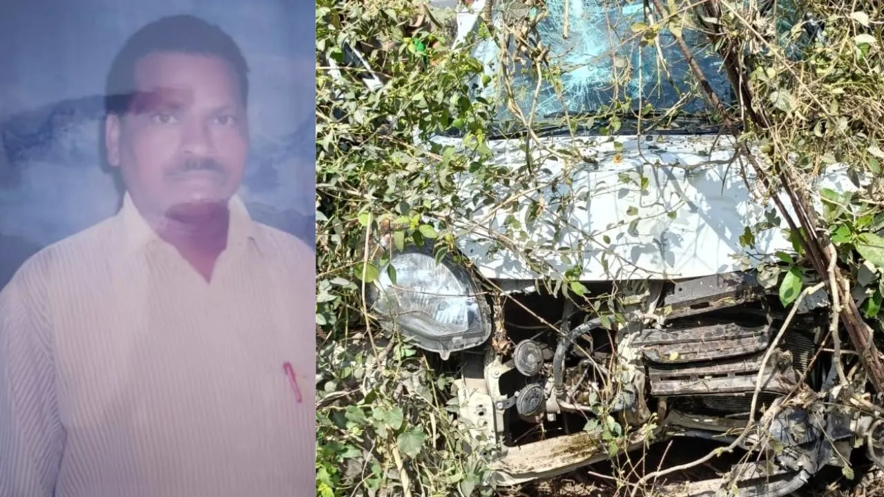 लखीमपुर खीरी: हाईवे पर मकान के पिलर से टकराई कार, शिक्षक की मौत