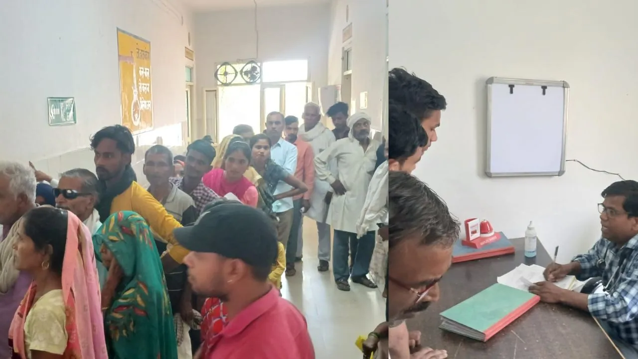 कासगंज में बदलता मौसम बना सेहत के लिए खतरा, अस्पतालों में लगी लंबी कतारें