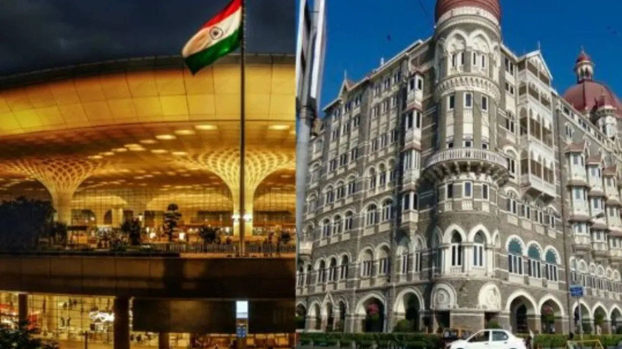 मुंबई इंटरनेशनल एयरपोर्ट और ताज होटल को मिली बम से उड़ाने की धमकी, मचा हड़कंप