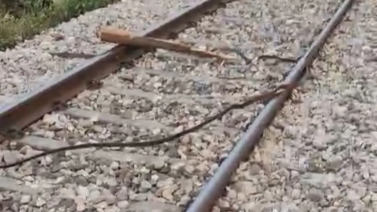 हरदोईः राजधानी एक्सप्रेस समेत दो ट्रेनों को डिरेल करने की रची गई साजिश, ट्रैक हुआ बाधित, जांच में जुटी जीआरपी 