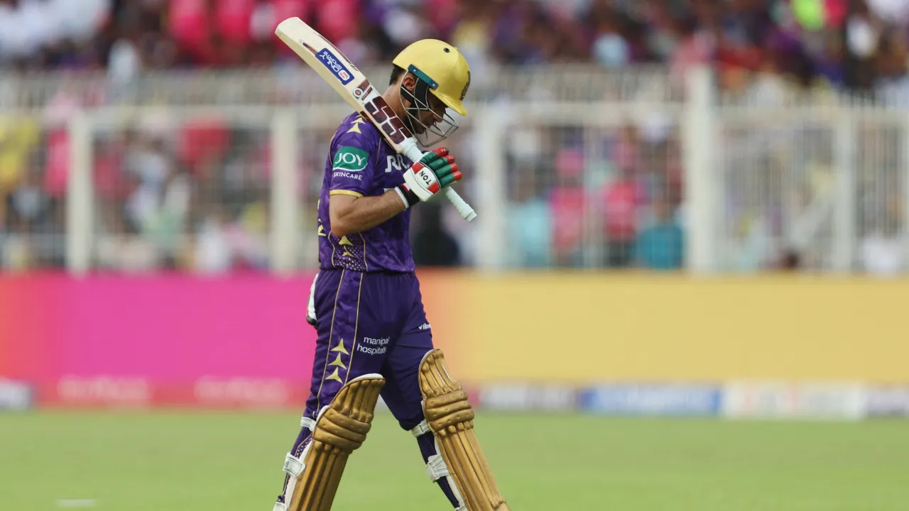 कोलकाता नाइटराइडर्स ने टॉस जीतकर पहले बल्‍लेबाजी का किया फैसला, 35 रन बनाकर पवेलियन लौटे गुरबाज 