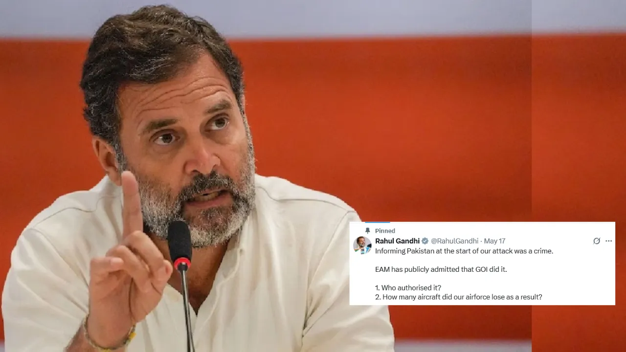 ऑपरेशन सिंदूरः राहुल गांधी ने साधा पीएम मोदी पर निशाना, कहा- देश को सच जानने का हक है...