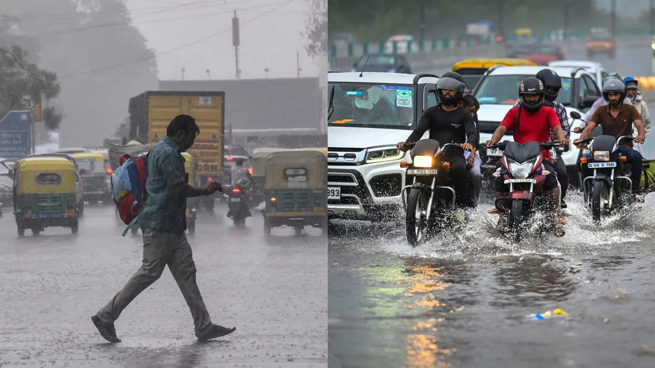 दिल्ली में बेमौसम बारिश से सड़कें हुईं जलमग्न, मकान ढहने से एक ही परिवार को चार लोगों की मौत, यातायात बाधित 