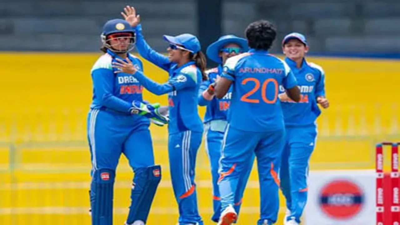 भारतीय महिला टीम ने श्रीलंका को 97 रनों से हराकर जीती त्रिकोणीय श्रृंखला, स्मृति मंधाना बनीं ‘प्लेयर ऑफ द मैच’