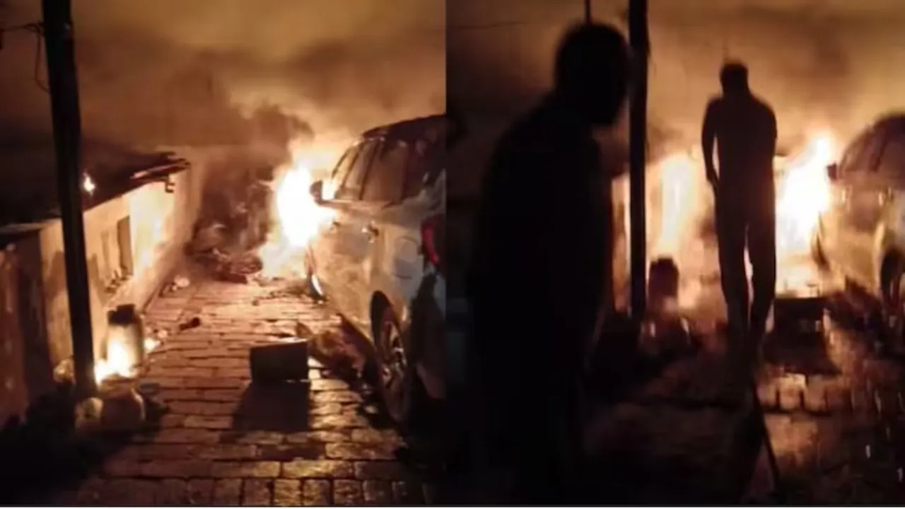 कानपुर: गल्ला मंडी में लगी भीषण आग, 50 से ज्यादा दुकानें खाक, आधा दर्जन लोग घायल