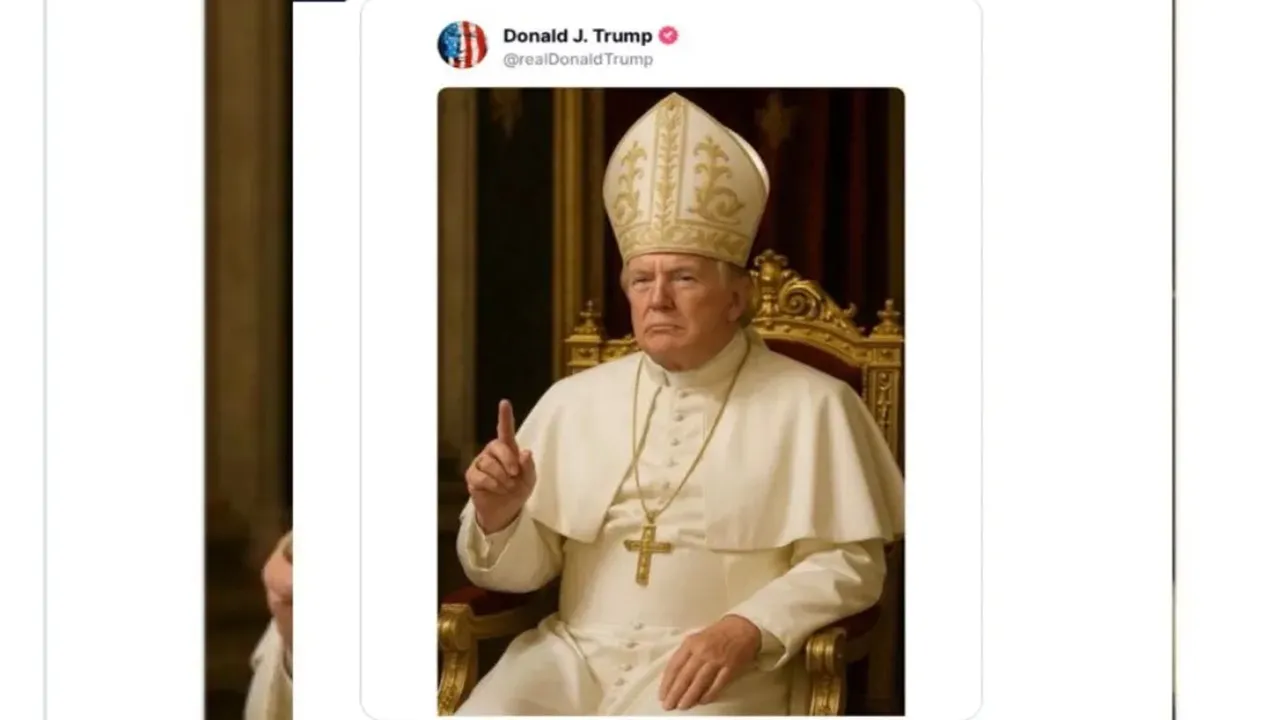 पोप बनना चाहते हैं अमेरिकी राष्ट्रपति ट्रंप? AI वाली तस्वीर शेयर कर मचा दिया बवाल, सोसल मीडिया पर लोगों ने की आलोचना