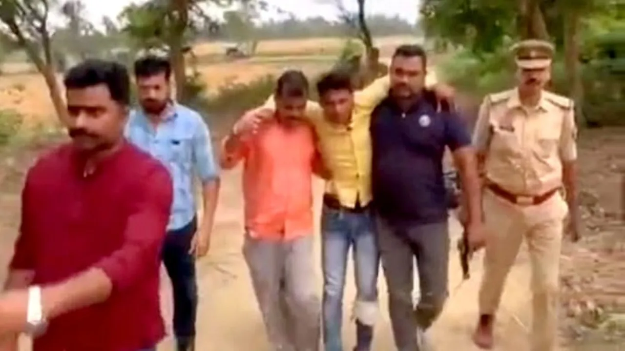 सीतापुर: 25 हजार का इनामी मुठभेड़ में गिरफ्तार, पैर में लगी गोली