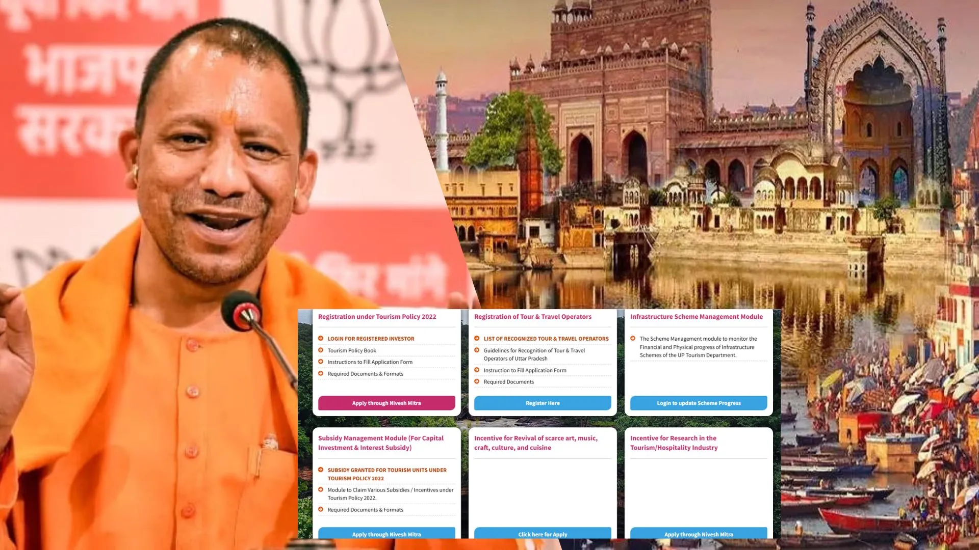 पर्यटन को बढ़ावा देने के लिए योगी सरकार देगी 10 लाख, कम चर्चित स्थलों के लिए शोध को देगी बढ़ावा  