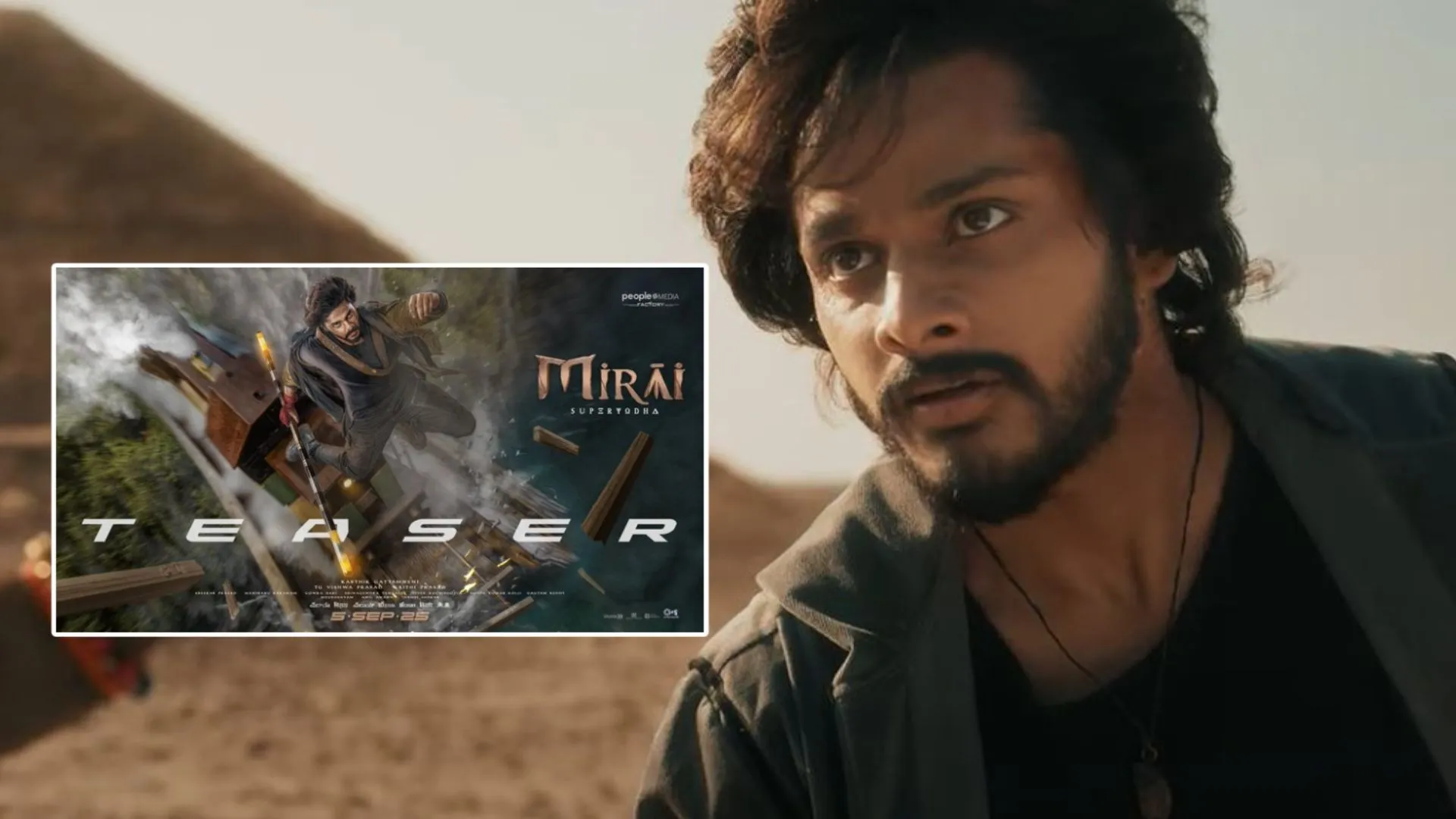 Mirai Teaser : मिराई का टीजर हुआ जारी, रोंगटे खड़े कर देने वाले अवतार में दिखेंगे हनुमान फेम तेज सज्जा