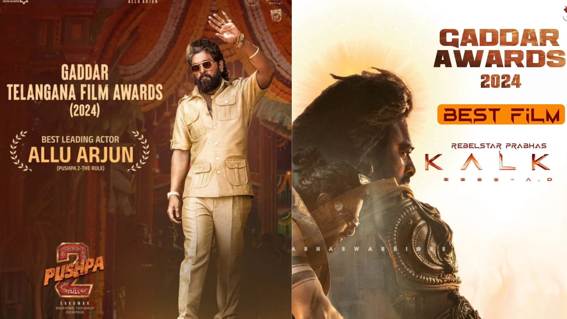 14 साल बाद की 'गद्दार तेलंगाना फिल्म अवार्ड्स 2024' की घोषणा, अल्लू अर्जुन समेत इन साउथ के सुपरस्टार को मिला सम्मान  
