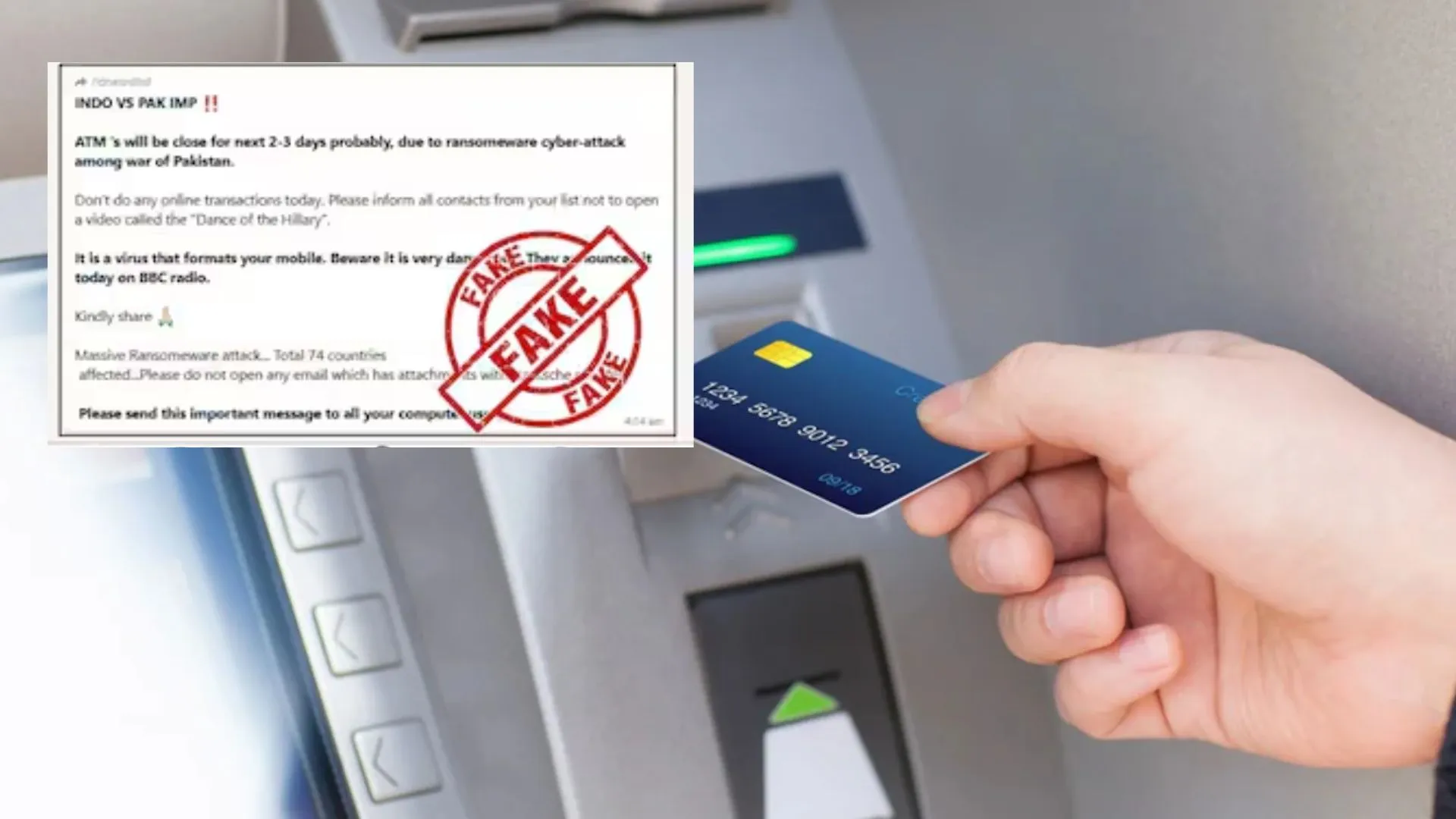 देश में ATM बंद होने की अफवाह, बैंको ने सोशल मीडिया पर बताया फेक न्यूज़, बोले- पर्याप्त कैश उपलब्ध 