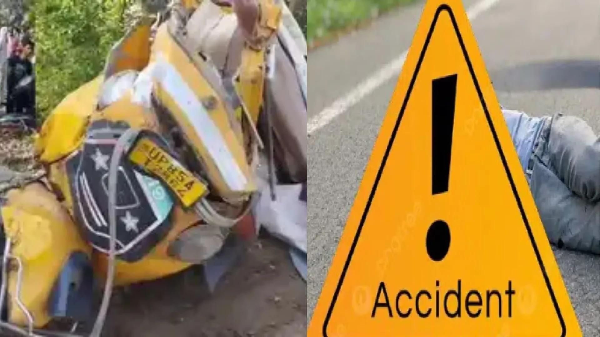 मथुरा: भीषण सड़क हादसे में चार की मौत, थार और टेंपो की जोरदार टक्कर के बाद डंपर ने रौंदा