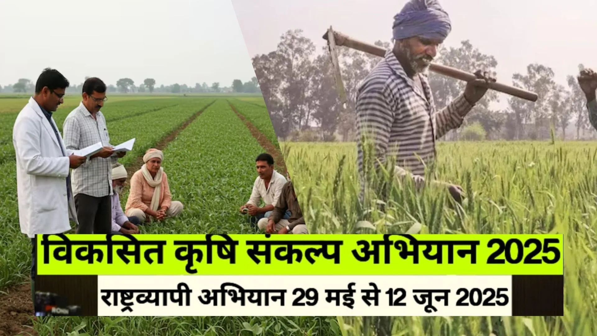 यूपी में विकसित कृषि संकल्प अभियान आज से, किसानों के खेतों तक जाएंगे 12 हजार वैज्ञानिक 