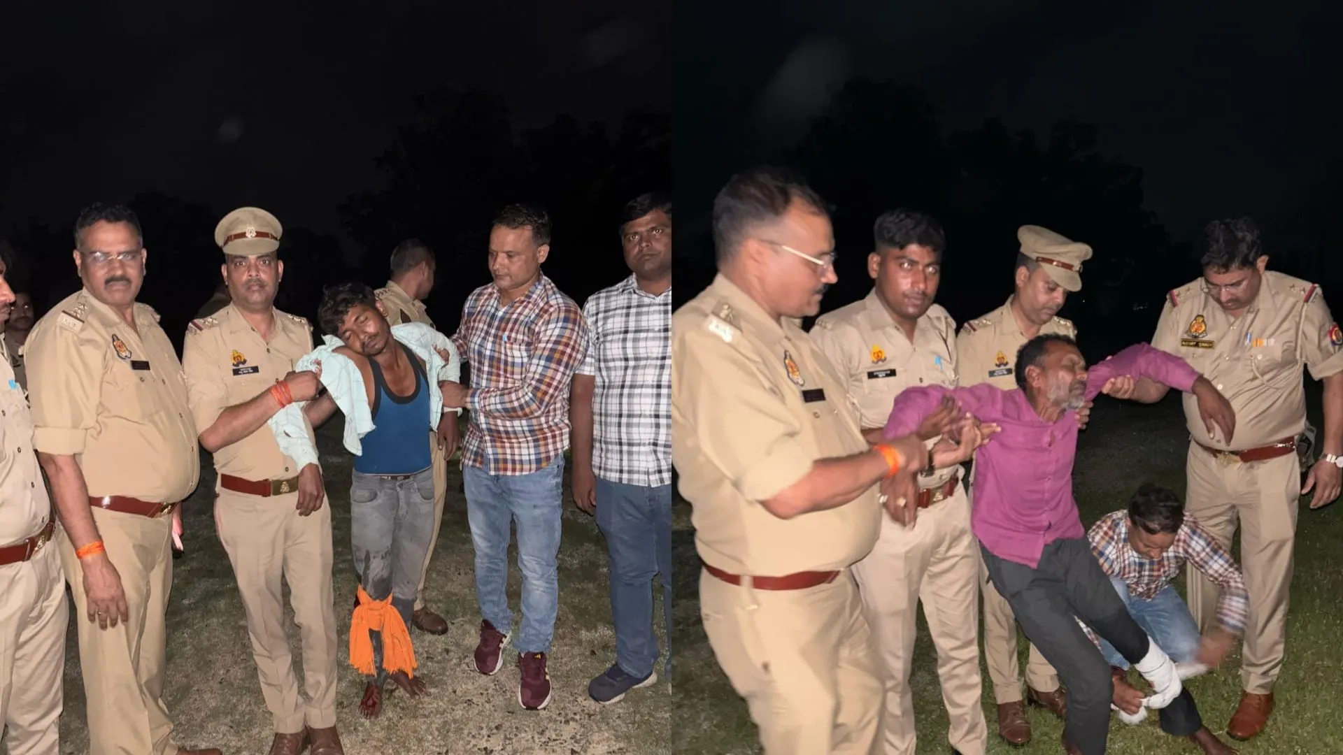 Gonda : पुलिस और बदमाशों के बीच मुठभेड़, 2 को लगी गोली, तीन गिरफ्तार