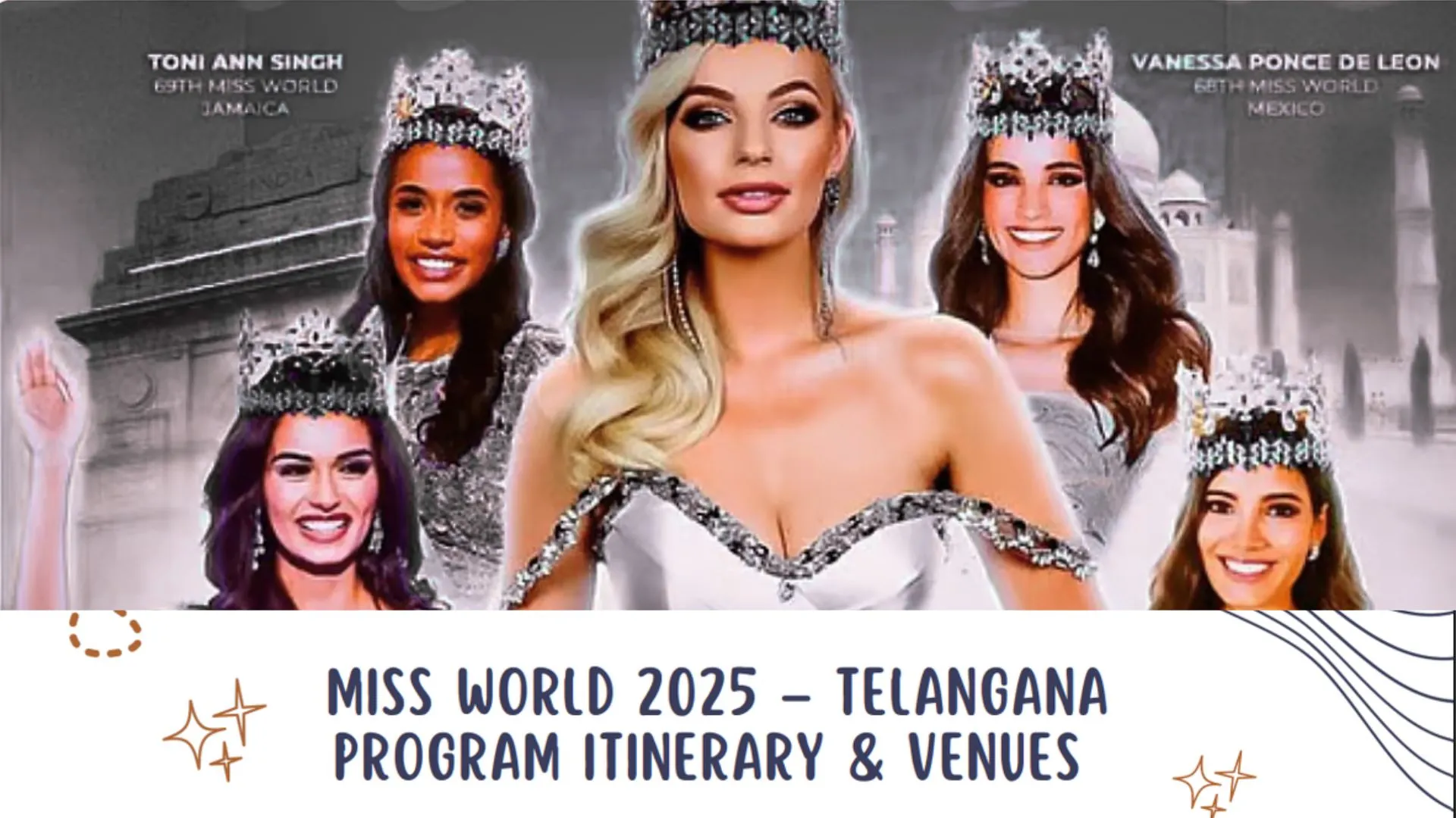 Miss World 2025: हैदराबाद में आयोजित होगी 72वीं मिस वर्ल्ड प्रतियोगिता, दुनिया के कोने-कोने से प्रतिभाग करेंगी सुंदरियां