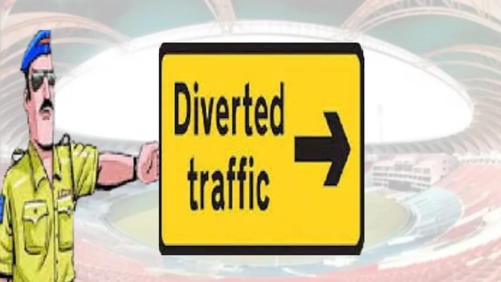 Traffic Diversion : इकाना स्टेडियम के पास आज बदली रहेगी यातायात व्यवस्था, जानें कहां से आएंगे-जाएंगे वाहन