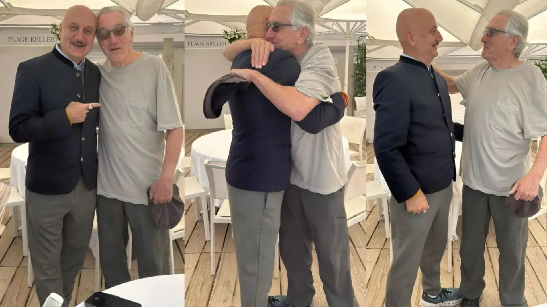 Cannes में अपने दोस्त रॉबर्ट डि नीरो से मिले अभिनेता अनुपम खेर, मुलाकात को बताया अद्भुत एहसास का पल 