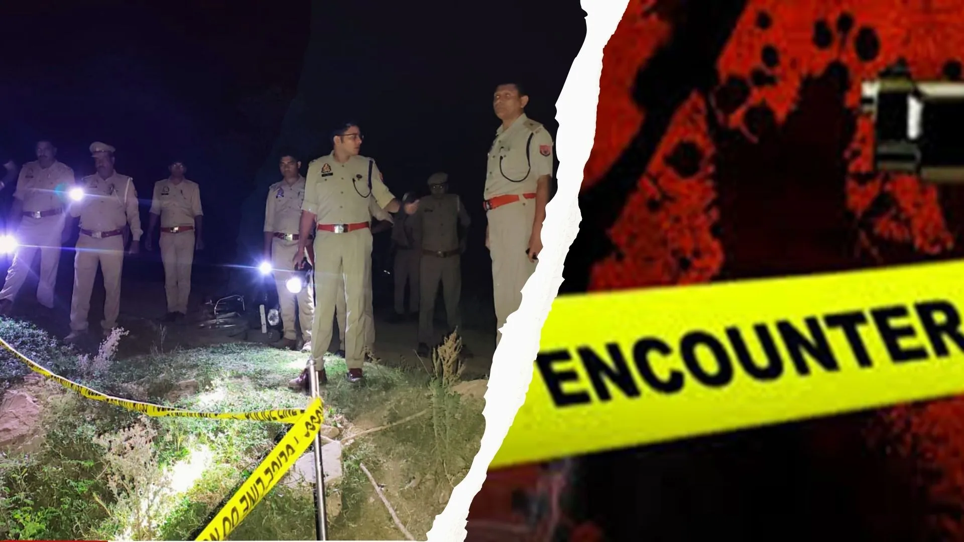 UP Encounter : गोंडा में एक लाख का इनामी बदमाश ढेर, हत्या समेत 53 केस थे दर्ज