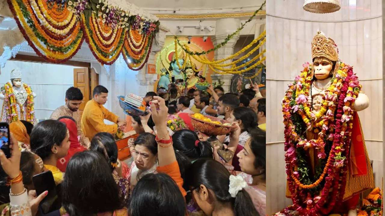 UP: ज्येष्ठ माह का पहला बड़ा मंगल आज, हनुमान मंदिरों में उमड़ी भक्तों की भारी भीड़, लखनऊ के प्रमुख चौक-चौराहों पर लगे भंडारे  