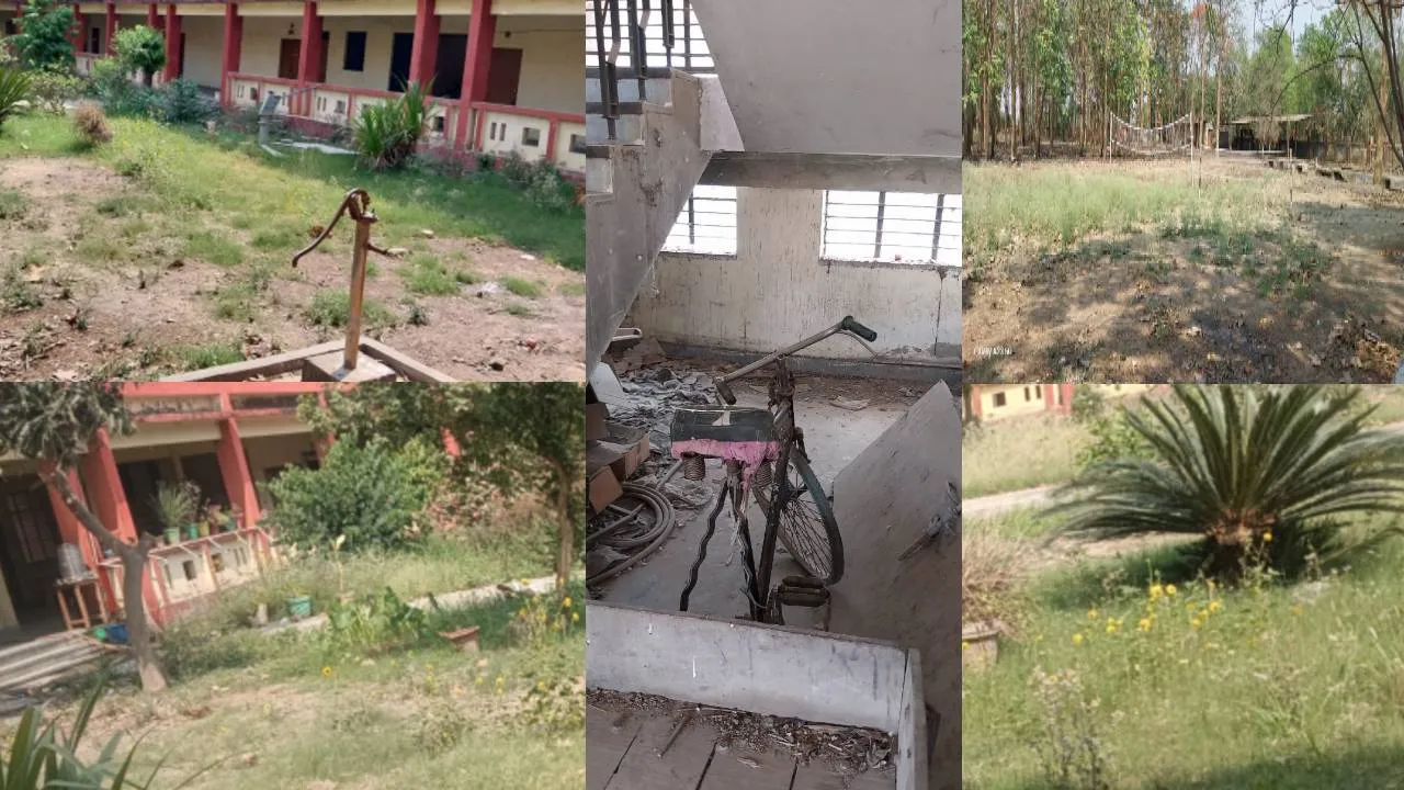 बाराबंकी: महाविद्यालय परिसर में लगा गंदगी के अंबार, पानी के लिये तरस रहे छात्र, अमृत विचार की पड़ताल में खुली पोल