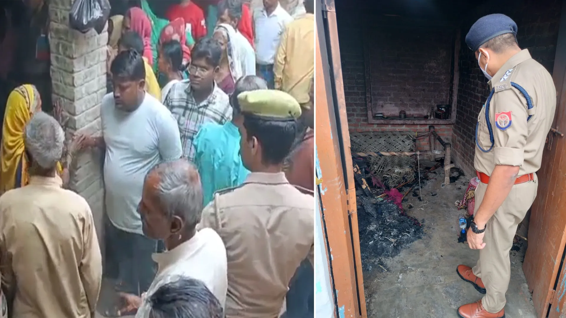 बिजनौर: दर्दनाक! जान बचाकर भाग भी नहीं सका लकवाग्रस्त बुजुर्ग दंपति...जिंदा जलकर दोनों की मौत