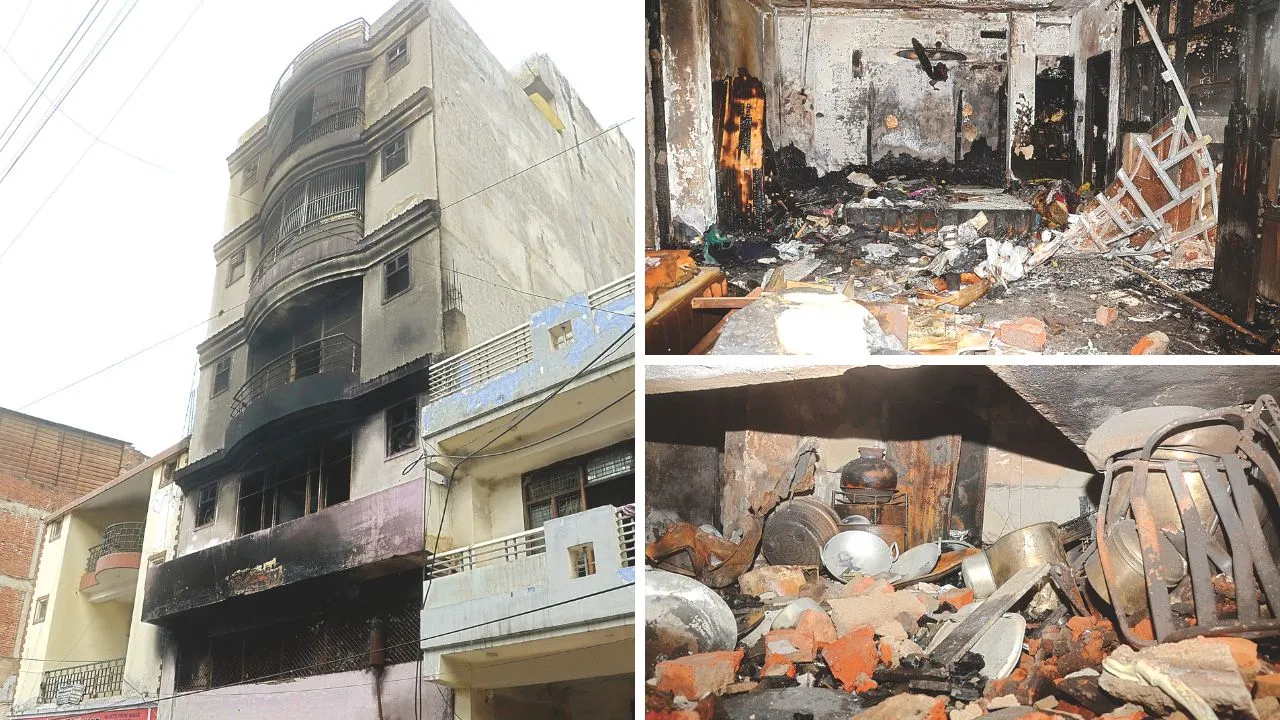 Kanpur में चमनगंज हादसा: ताला खुला होता तो बच जाता पूरा परिवार, धुएं के गुबार में दम घुटने से बेड पर ही गिर गए पति-पत्नी