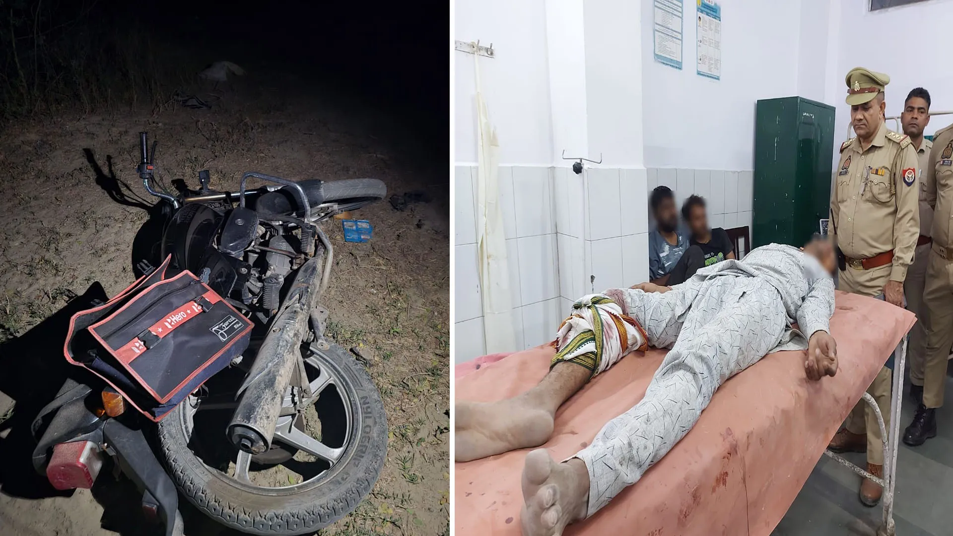 रामपुर: पुलिस मुठभेड़ में तीन गोकशों को लगी गोली...अस्पताल में कराया भर्ती