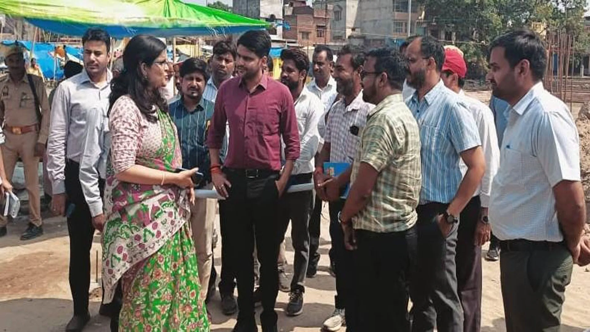 70 करोड़ की परियोजना का 20 मिनट में निरीक्षण कर चली गईं नोडल अधिकारी