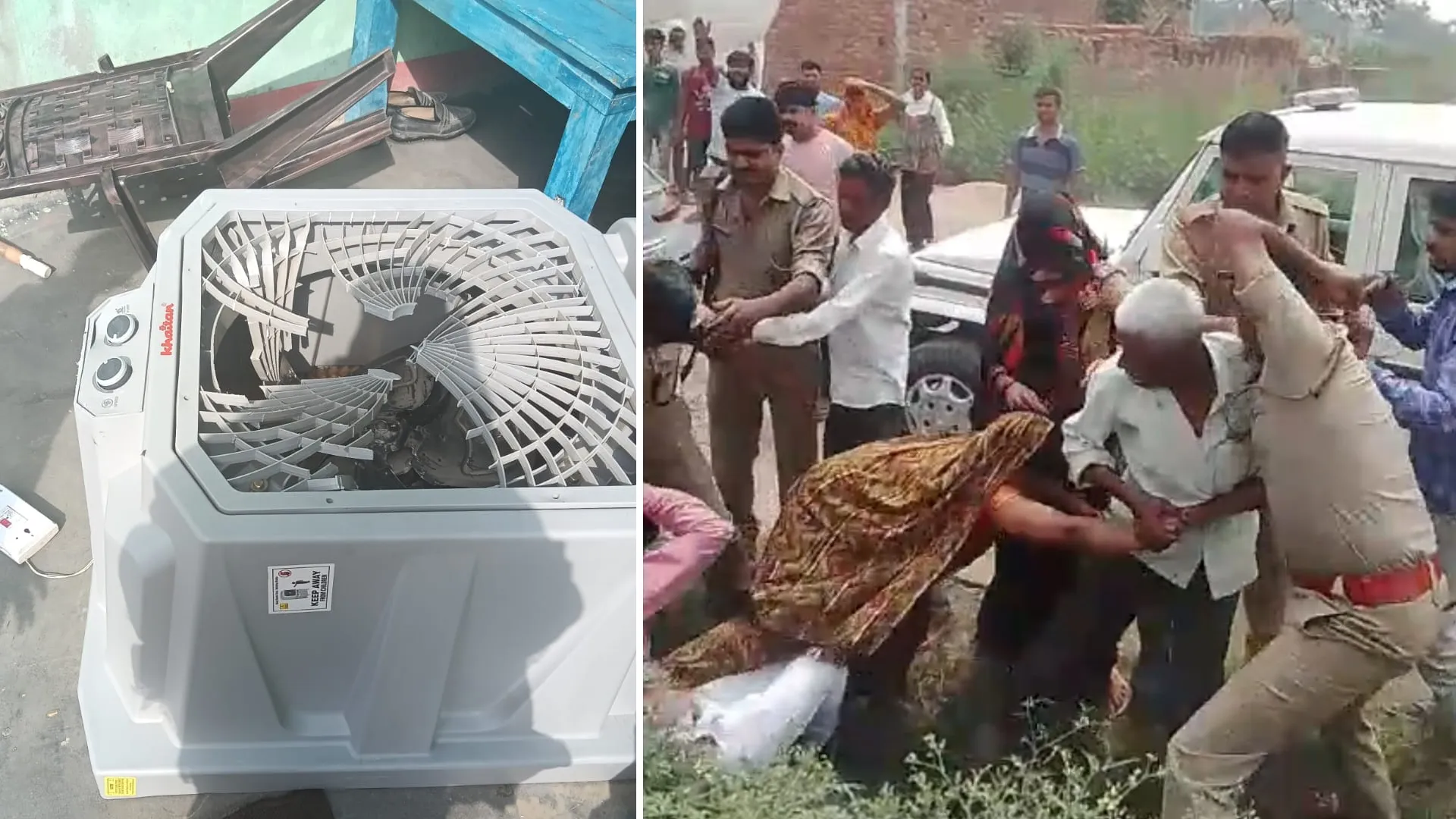 कासगंज: घर में चोरी के बाद भड़का आक्रोश...ग्रामीणों ने पुलिस पर कर दिया पथराव