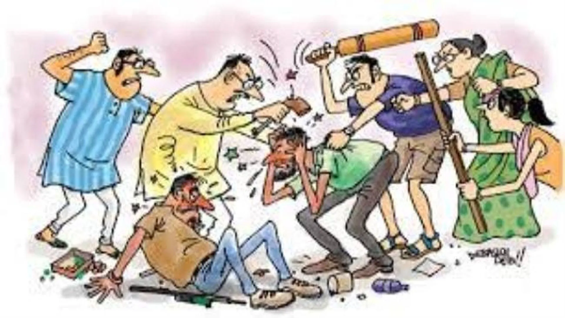 रामपुर: मकान बनाने को विवाद में भिड़े दो पक्ष...खूब चले लाठी-डंडे, आठ के खिलाफ FIR