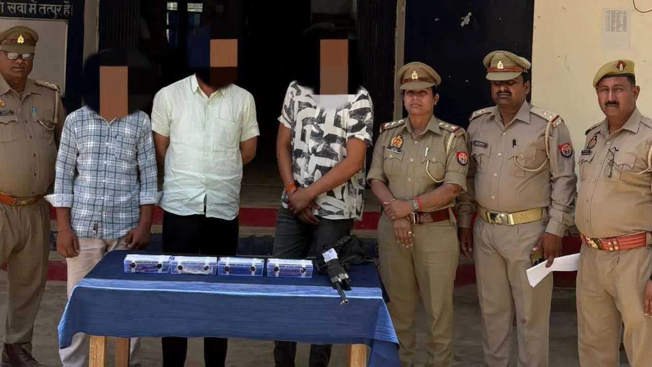 व्यापारी को दिनदहाड़े अगवा कर ले गए थे बदमाश : मांगी थी 75 हजार रुपये की फिरौती, 48 घंटे के भीतर पुलिस ने तीन लोगों को पकड़ा