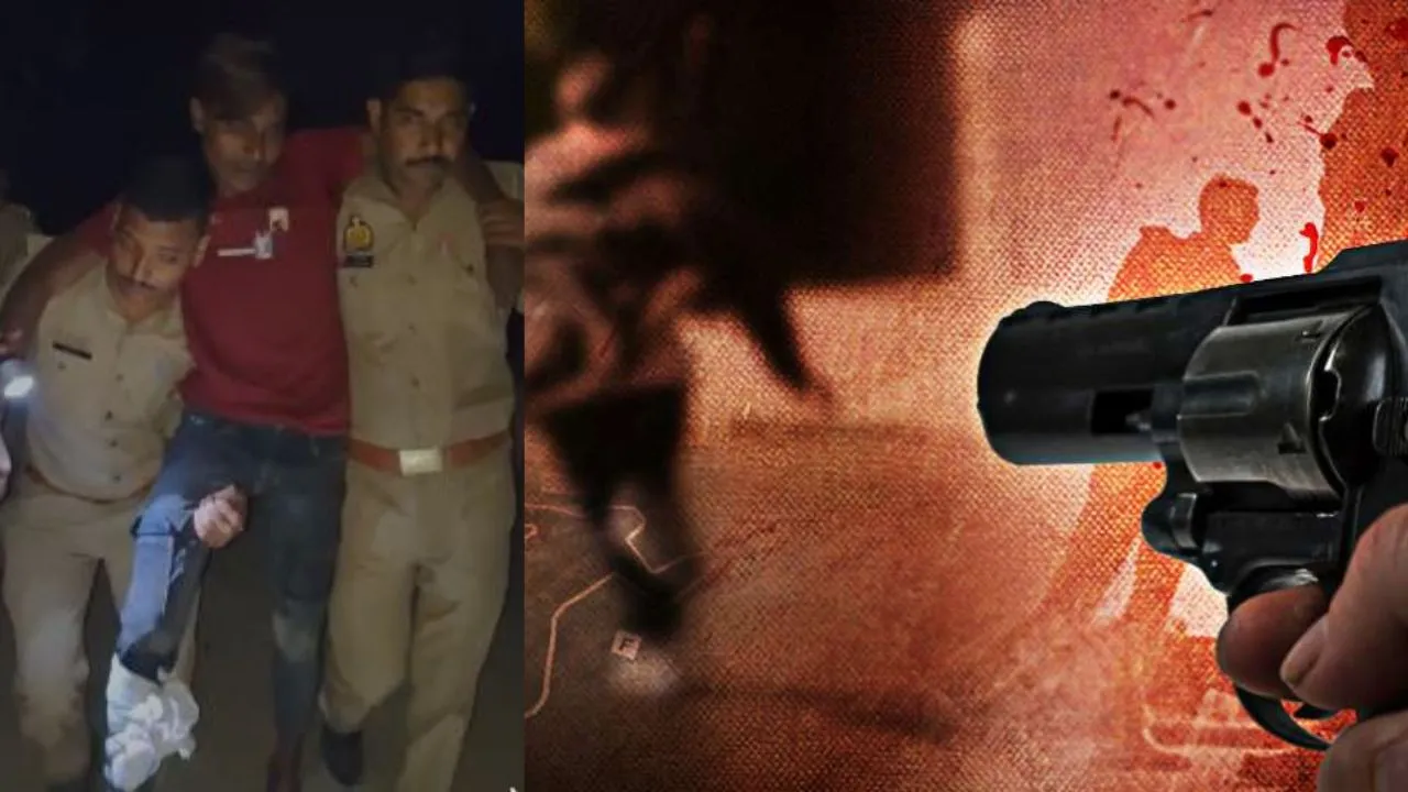 लखीमपुर खीरी: लूटकांड में फरार बदमाश पुलिस मुठभेड़ में घायल, पैर में लगी गोली