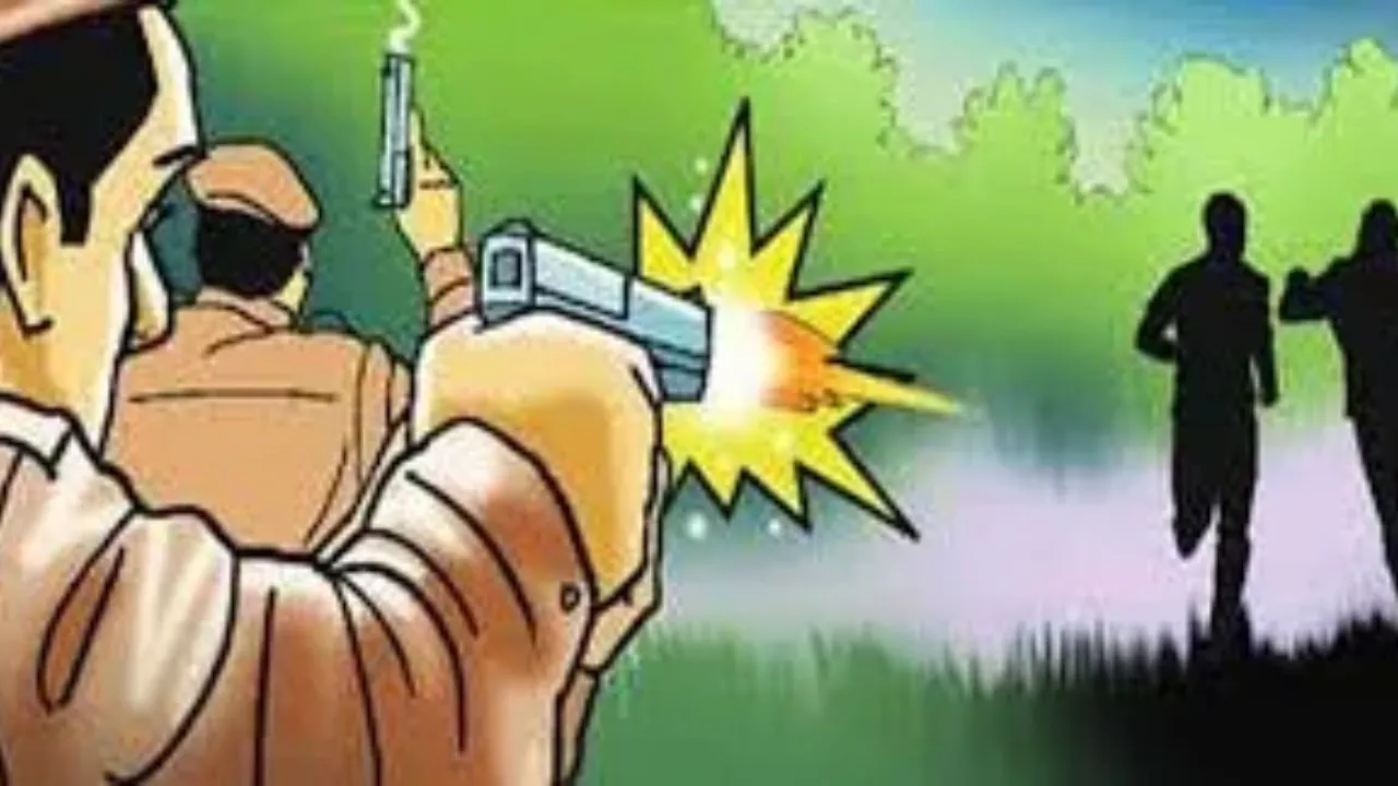 मुरादाबाद: गो तस्करों से पुलिस की मुठभेड़, एक के पैर में लगी गोली, दूसरा फरार