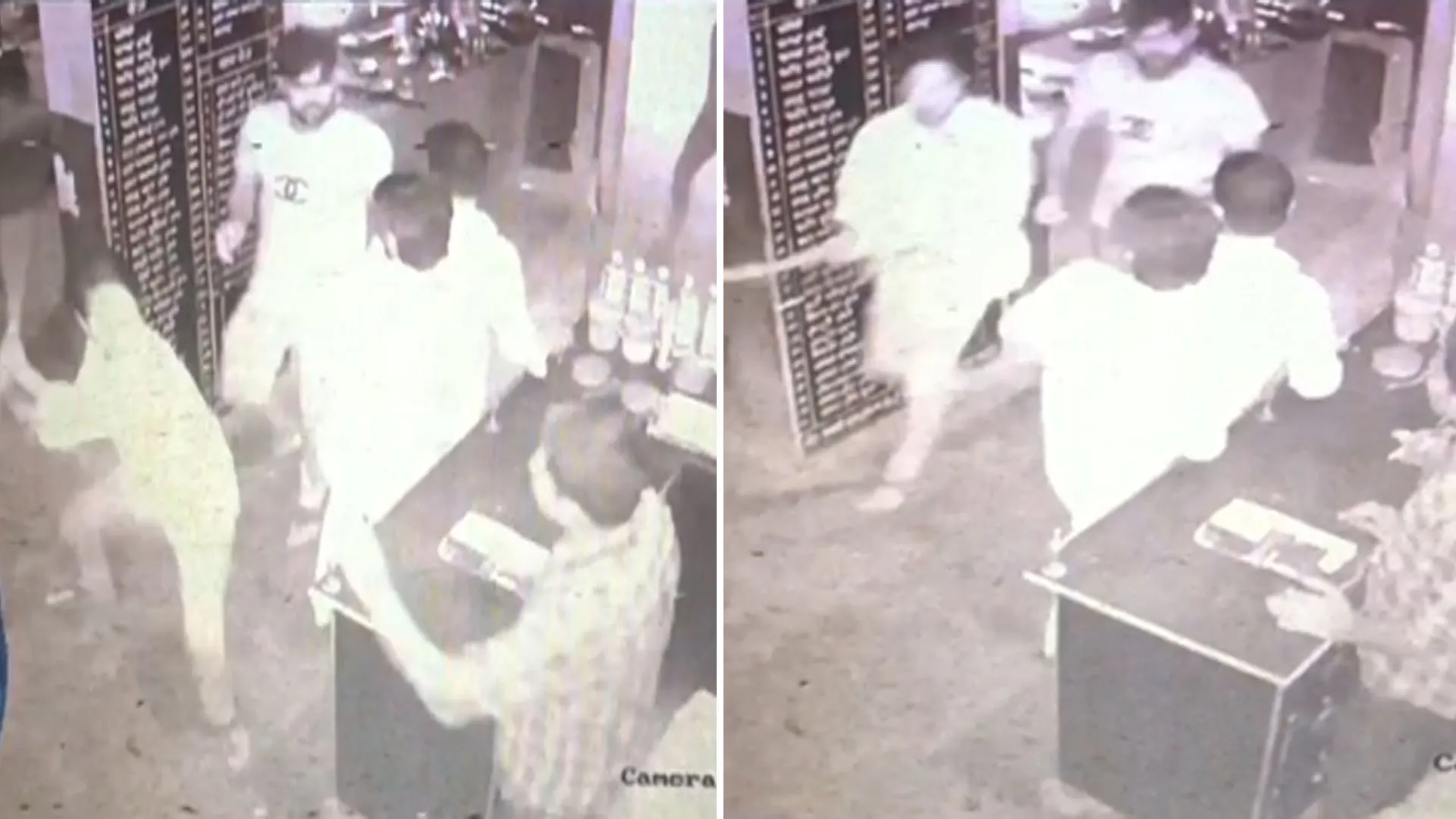 लखीमपुर खीरी: CCTV में कैद हुई दबंगई...ढाबा कर्मचारी को पीट-पीटकर किया अधमरा