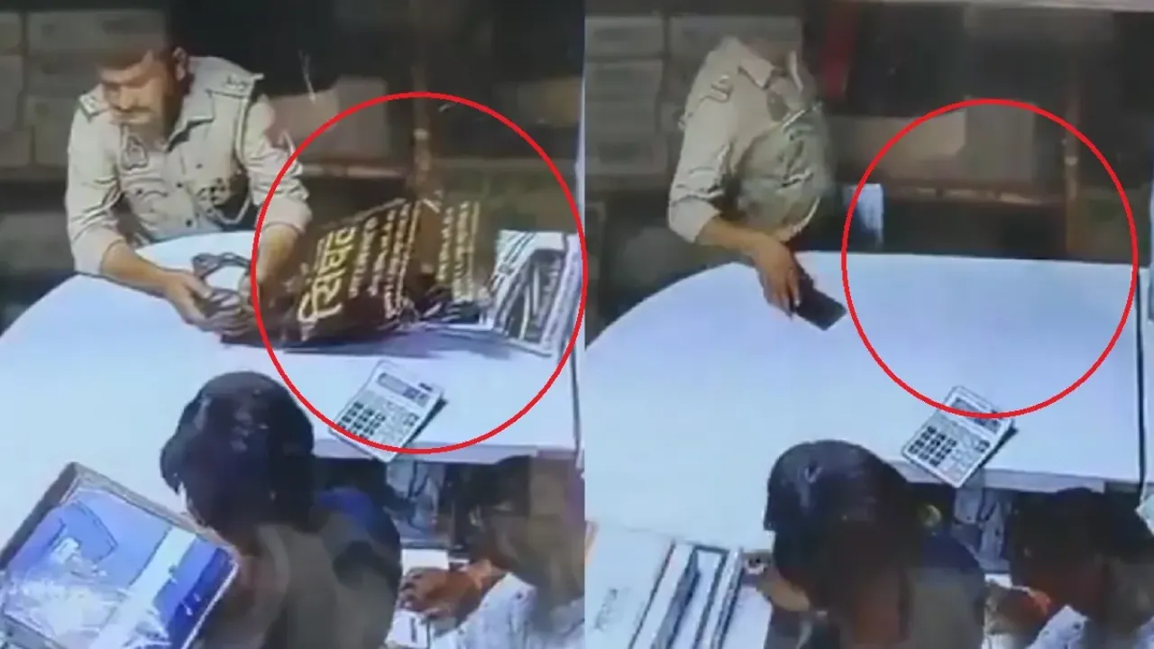 Meerut: कपड़े की दुकान से थैले चुराते दिखे TSI, सोशल मीडिया पर वीडियो वायरल, SSP ने किया लाइनहाजिर