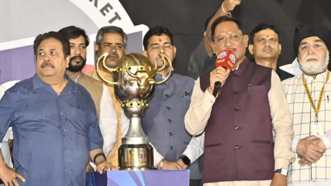 CCPL लीग का भव्य आयोजन, बोले CM साय- प्रतिभावान खिलाड़ियों को खेलने का मिला मौका 