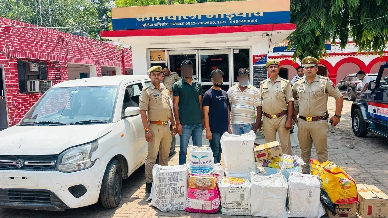 Lucknow: मेडिकल स्टोर संचालक बना रहा था मिलावटी शराब, सरगना समेत तीन गिरफ्तार, 641 बोतल बरामद