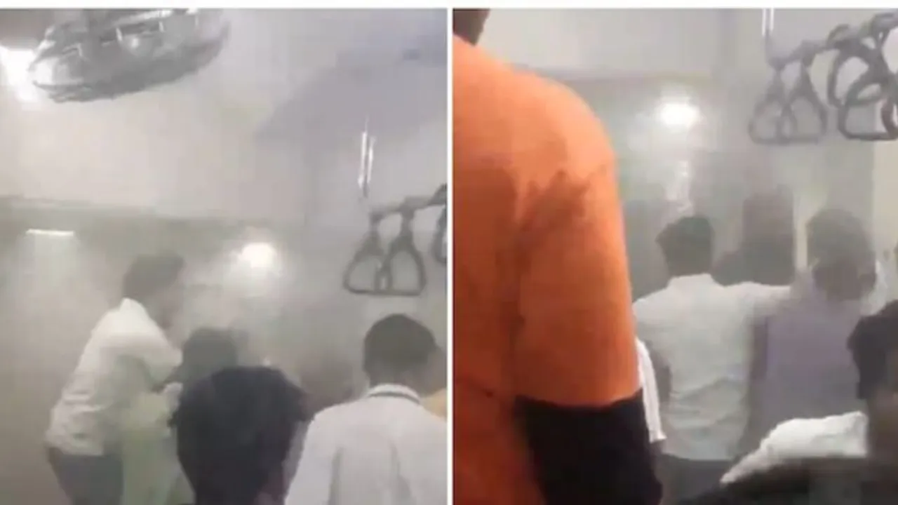 Daund-Pune DEMU ट्रेन में लगी आग, यात्रियों में मची अफरा-तफरी, पुलिस हिरासत में एक यात्री