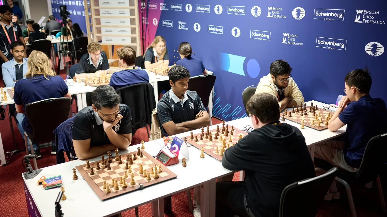 विश्व ब्लिट्ज टीम चैम्पियनशिप में भारतीय टीम एमजीडी 1 को मिला पांचवां स्थान, 4-2 से हराया 