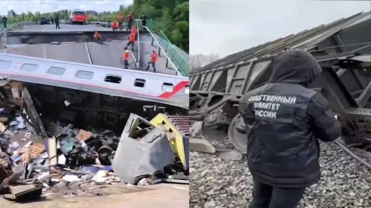 पश्चिमी रूस में फिर हुआ विस्फोट, दो दिन में ढहे दो पुल, पटरी उतरी ट्रेन, सात लोगों की मौत