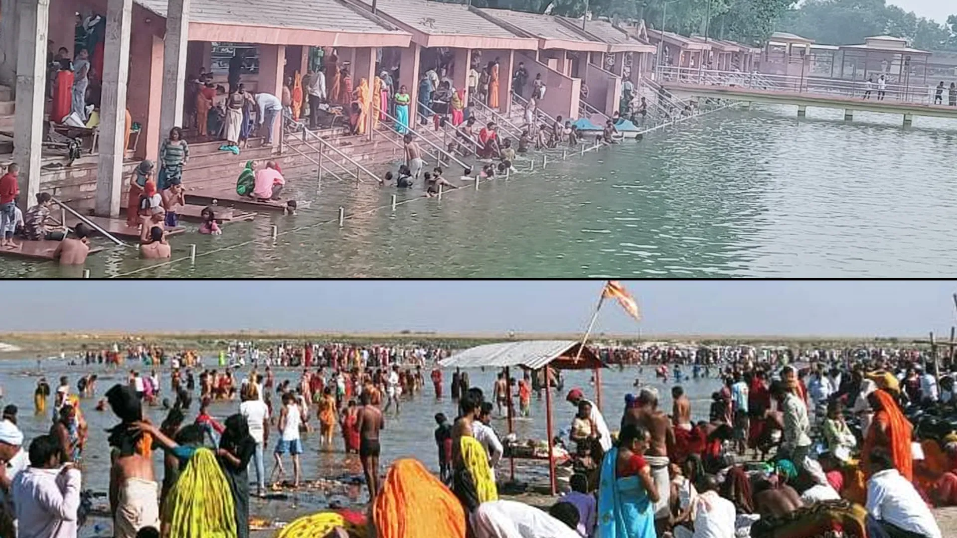 कासगंज: हर हर गंगे के स्वर से गूंजे गंगा घाट, उमड़ा आस्था का सैलाब