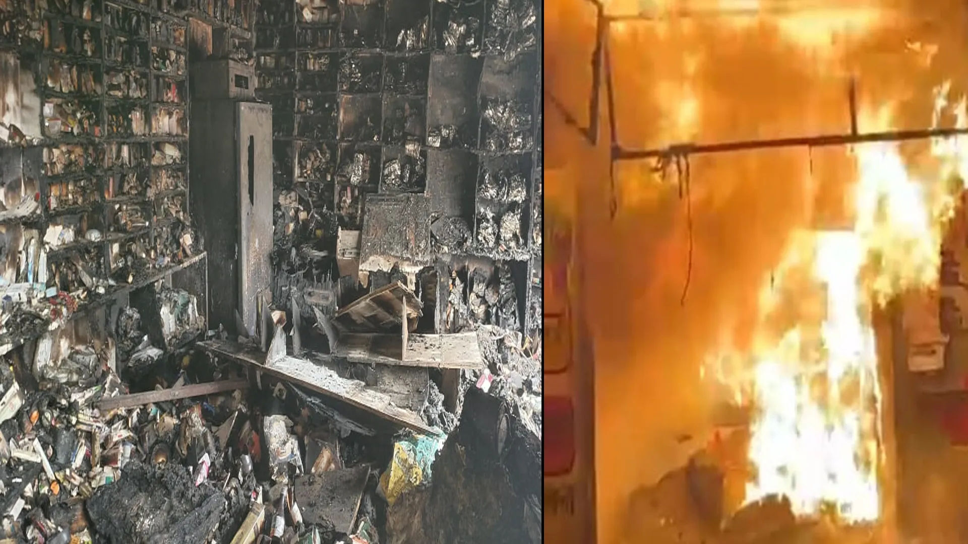 रामपुर : रंजिश के चलते मेडिकल में लगाई आग, पीड़ित ने थाने में दी तहरीर