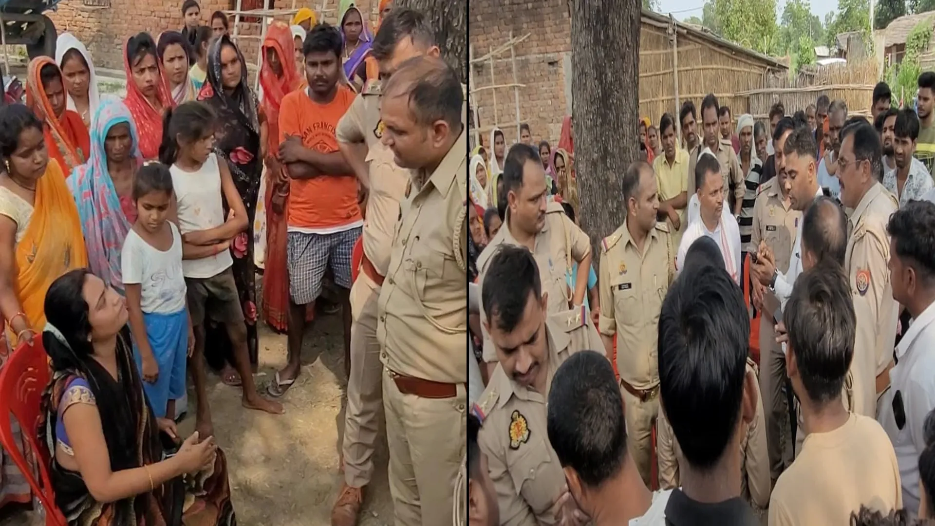 लखीमपुर खीरी : दिन भर चले हंगामे के बाद माने परिजन किया शव का अंतिम संस्कार