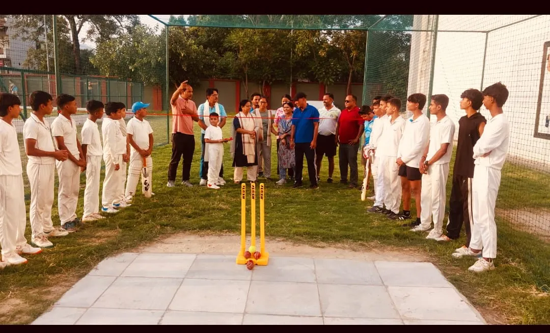 कोटा स्टोन क्रिकेट पिच का उद्घाटन, 55 खिलाड़ियों का हुआ रजिस्ट्रेशन  